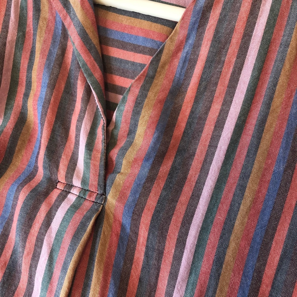 Madewell Multi Colored Courier shirt